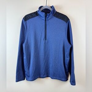 Ben Hogan Performance 2-Tone Space Dye Golf Quarter Zip